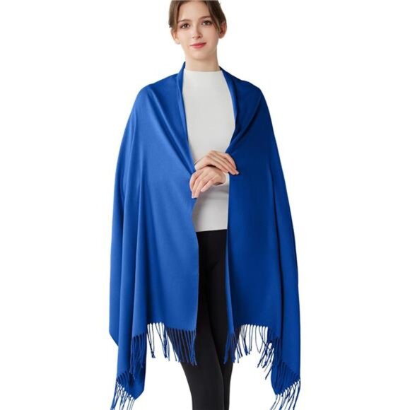 Soft Warm Scarf for Women Blue2 - Picture 1 of 7